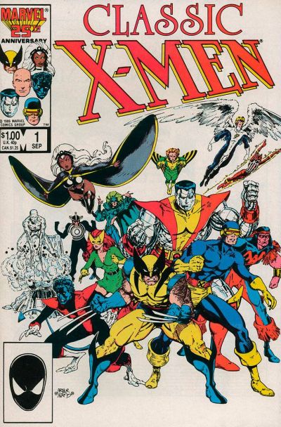 Classic X-Men #1 cover by Art Adams