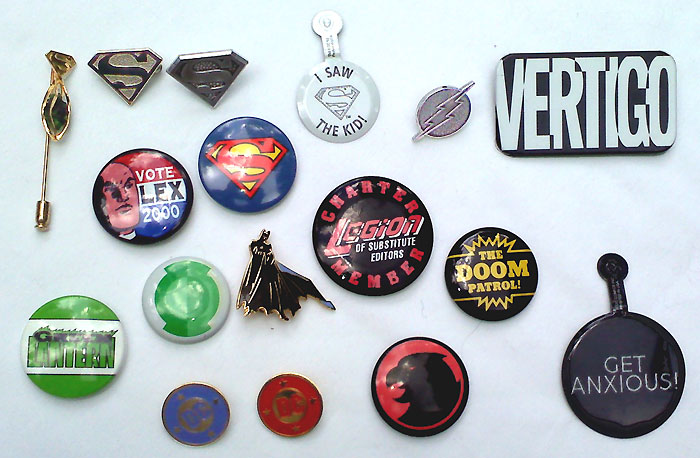 DC Comics Buttons