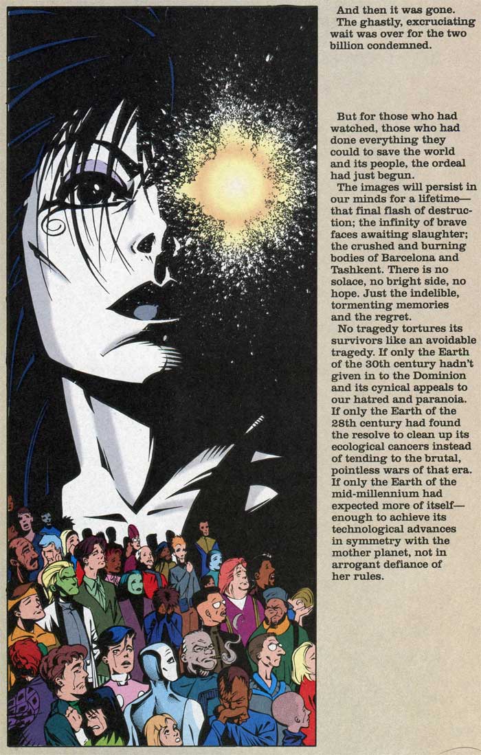 Neil Gaiman's Death from Sandman in Legion of Super-Heroes