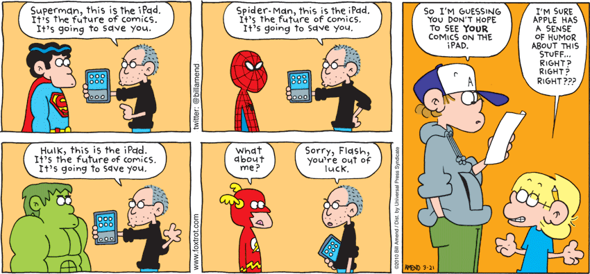 Foxtrot takes on iPad and Flash