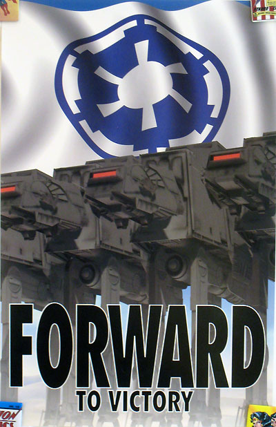 Star Wars Force Commander Recruitment Poster - AT-AT Forward to Victory