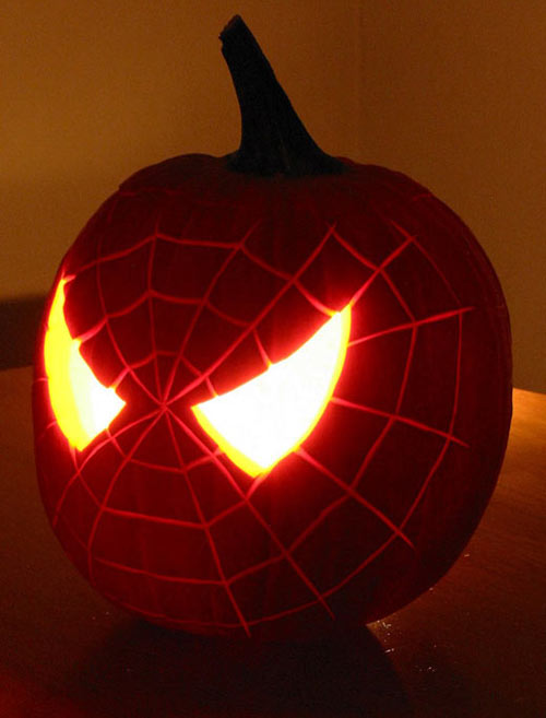 Spider-Man pumpkin