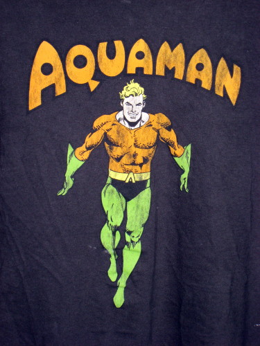 Aquaman 1970s style shirt