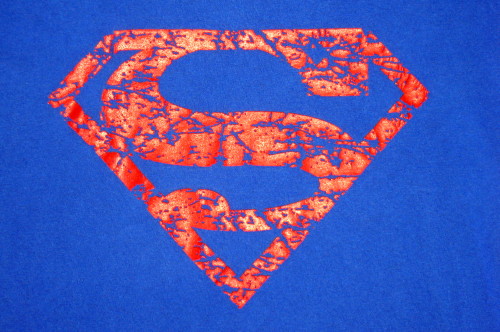 Superman pre-stressed shirt