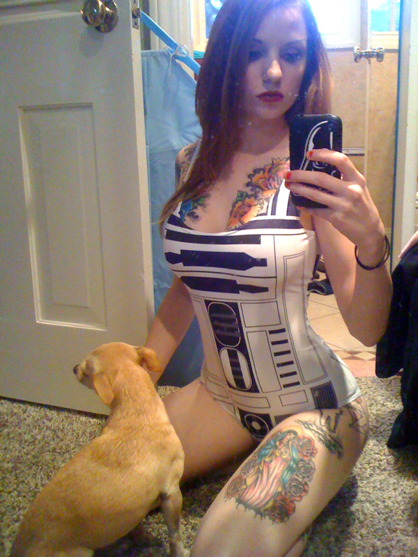 R2D2 Bathing Suit from Black Milk on Kemper Suicide Girl