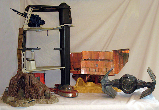 Star Wars Vintage Vehicles and Playsets
