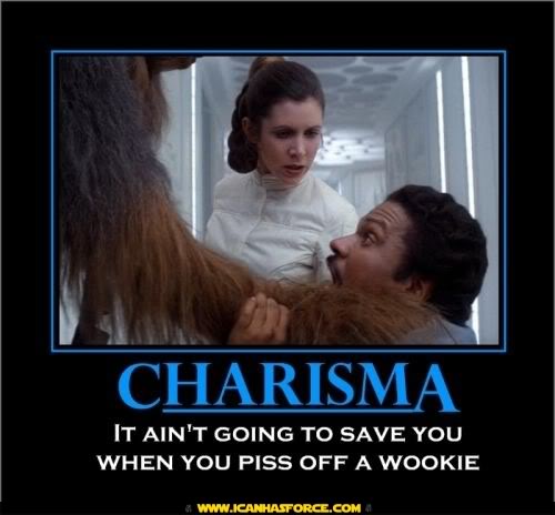 Star Wars Motivational Poster Charisma