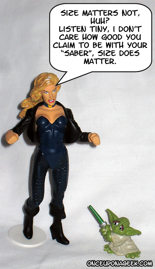 The Yoda and Dinah/Black Canary Show - Size Matters